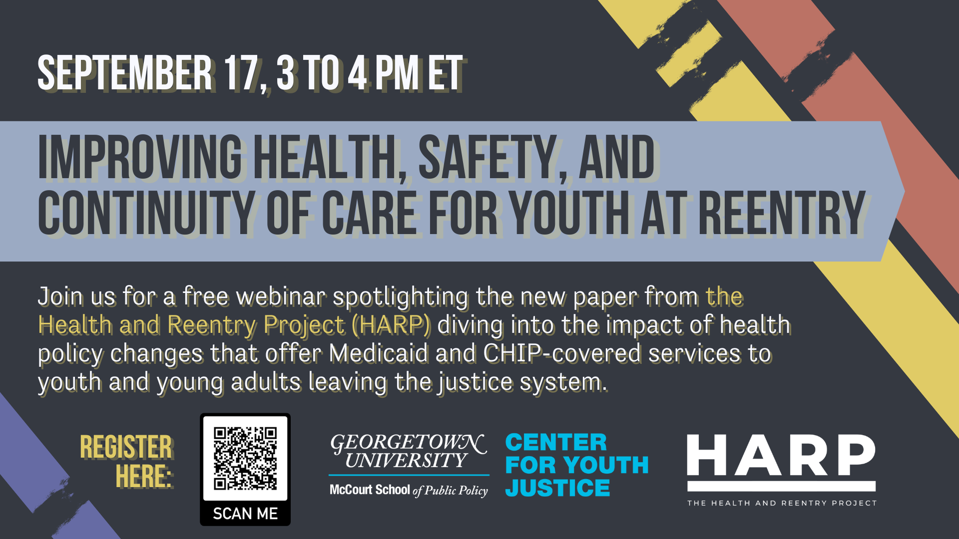 Title of webinar over graphic of broken lane drawings