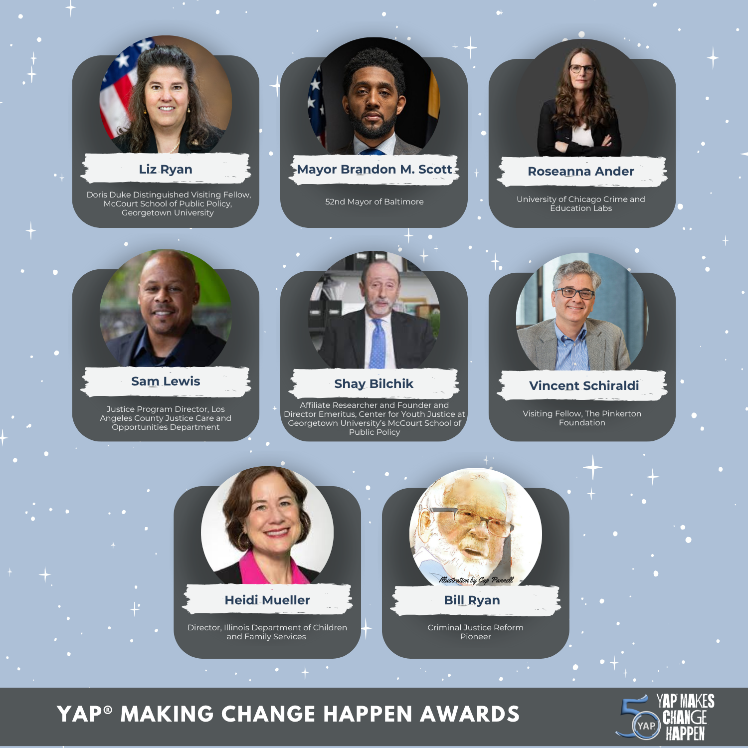 Pictures of honorees