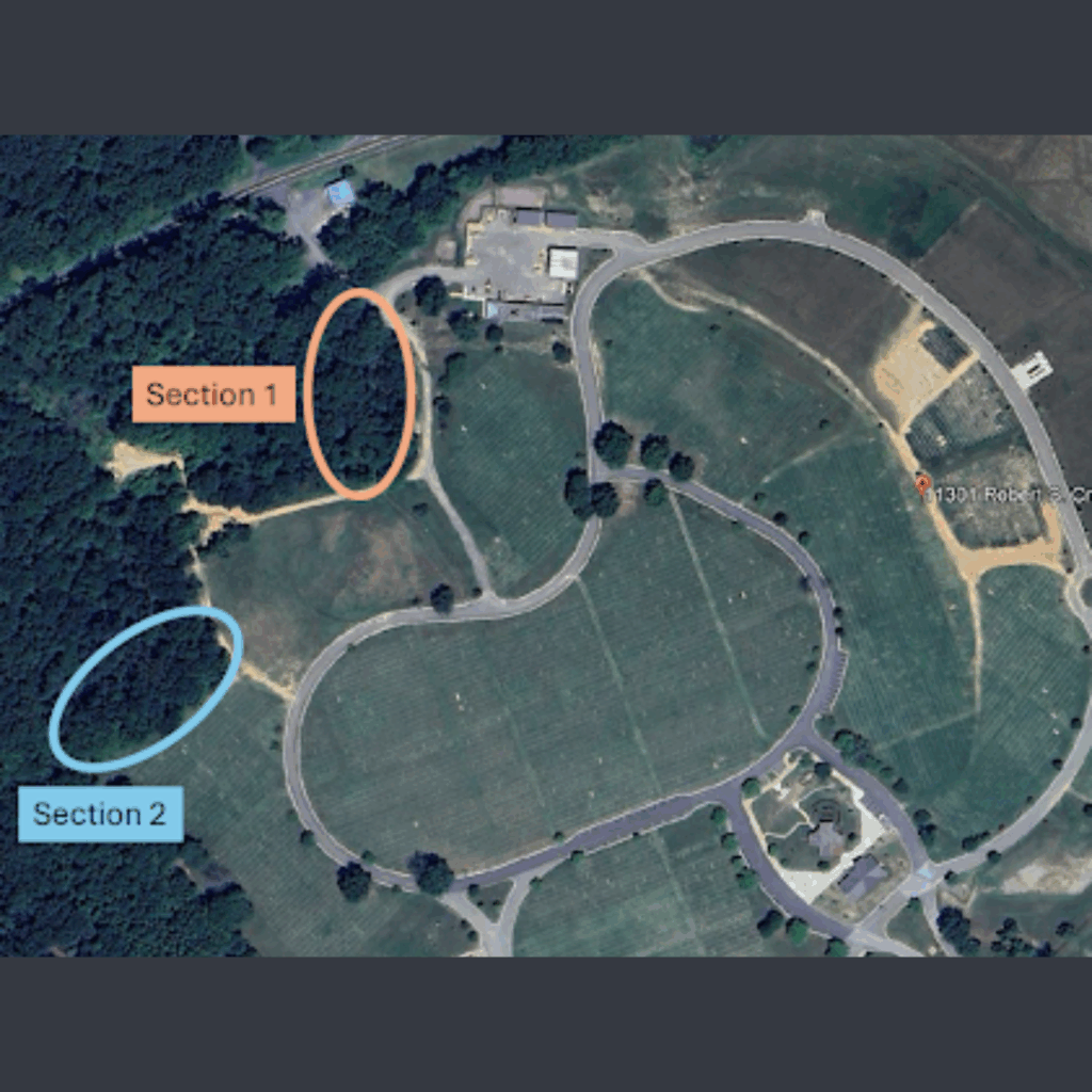 aerial map of the House of Reformation site