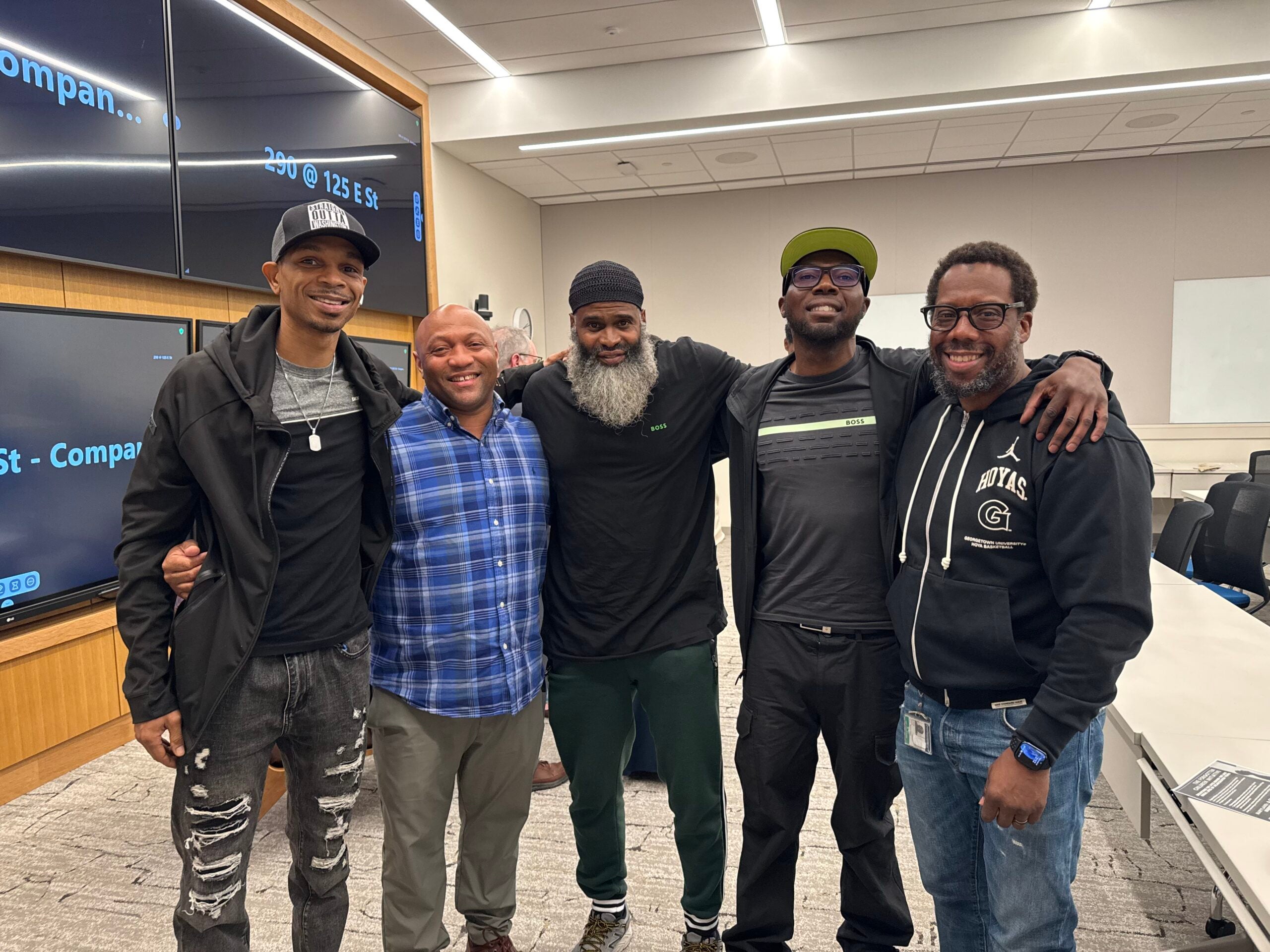 Tyrone Walker and colleagues from the Prison Justice Initiative and Free Minds