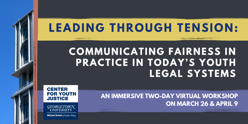 Banner that shows text "Leading through Tension Workshop"