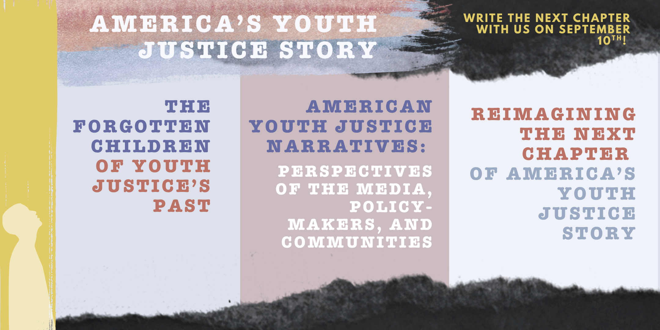 Session titles for the 2026 Janet Reno Forum in type with red and white background