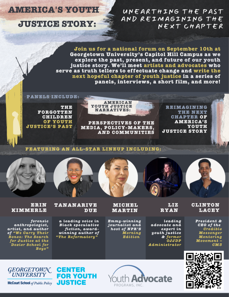 Forum flyer with pictures of speakers