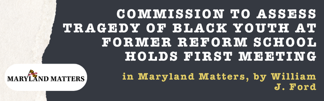 Headline of Maryland Matters article